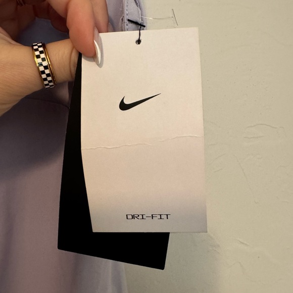 NEW Nike Light Purple Athletic dri fit Dress built in shorts size medium stretch - Picture 5 of 7